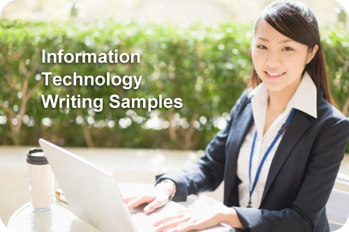Information Technology Writing Samples